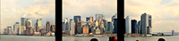Manhattan Skyline Triptych